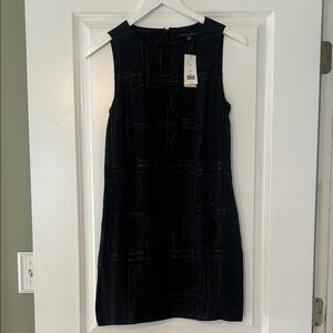 Banana Republic Navy Geometric Mini Dress